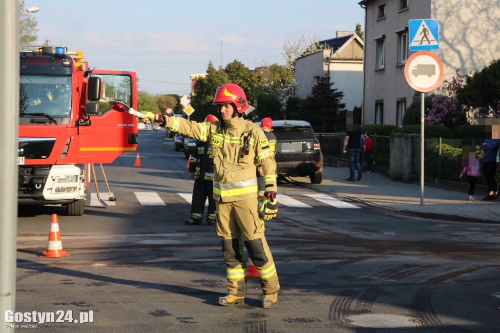 Zderzenie na gostyńskim skrzyżowaniu