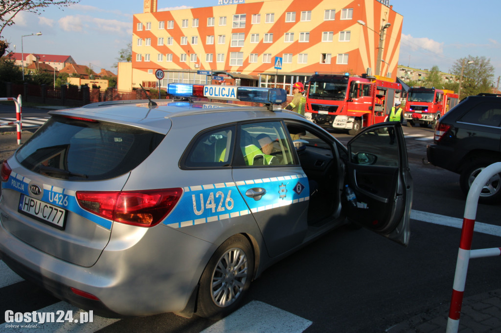 Zderzenie na gostyńskim skrzyżowaniu
