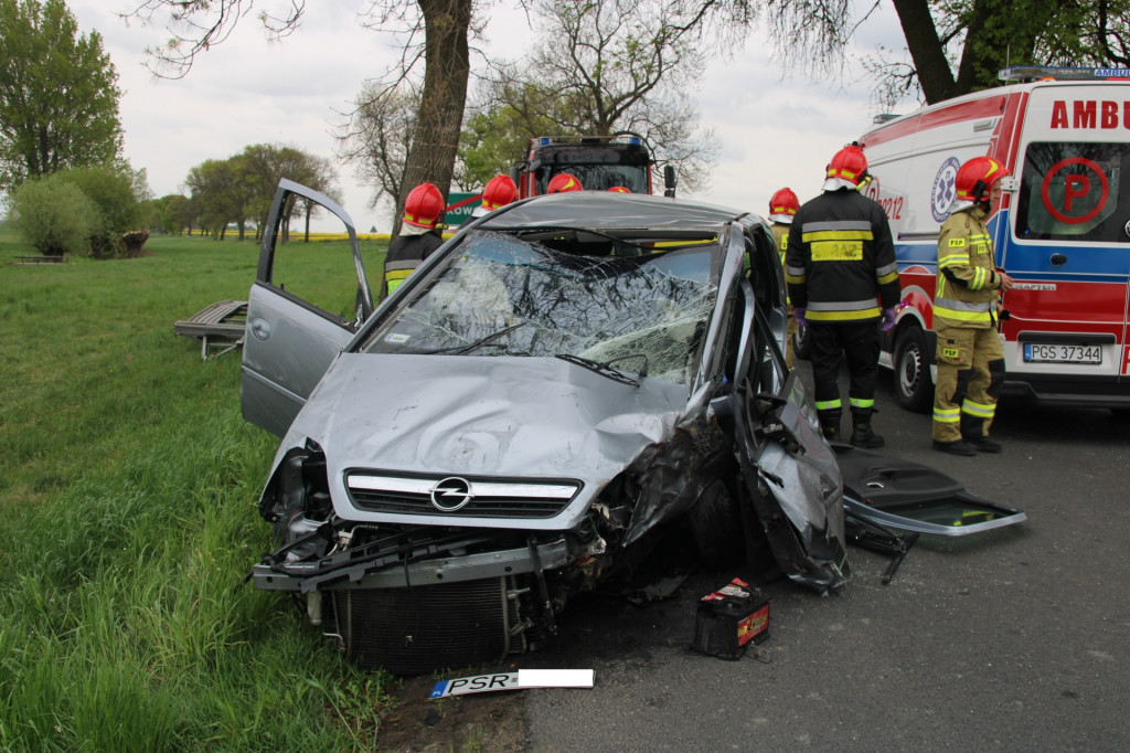 Poważny wypadek w Czarkowie