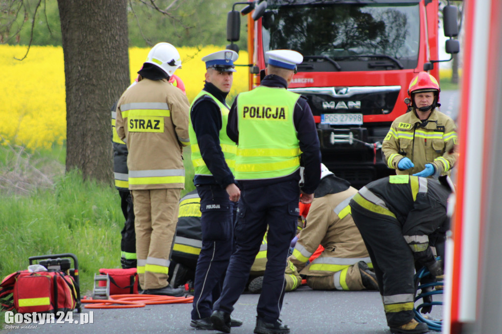 Poważny wypadek w Czarkowie