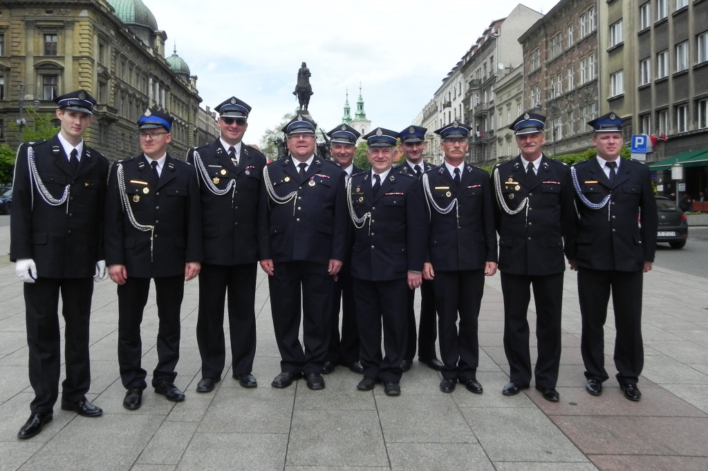 Wyjazd strażaków OSP Piaski do Krakowa