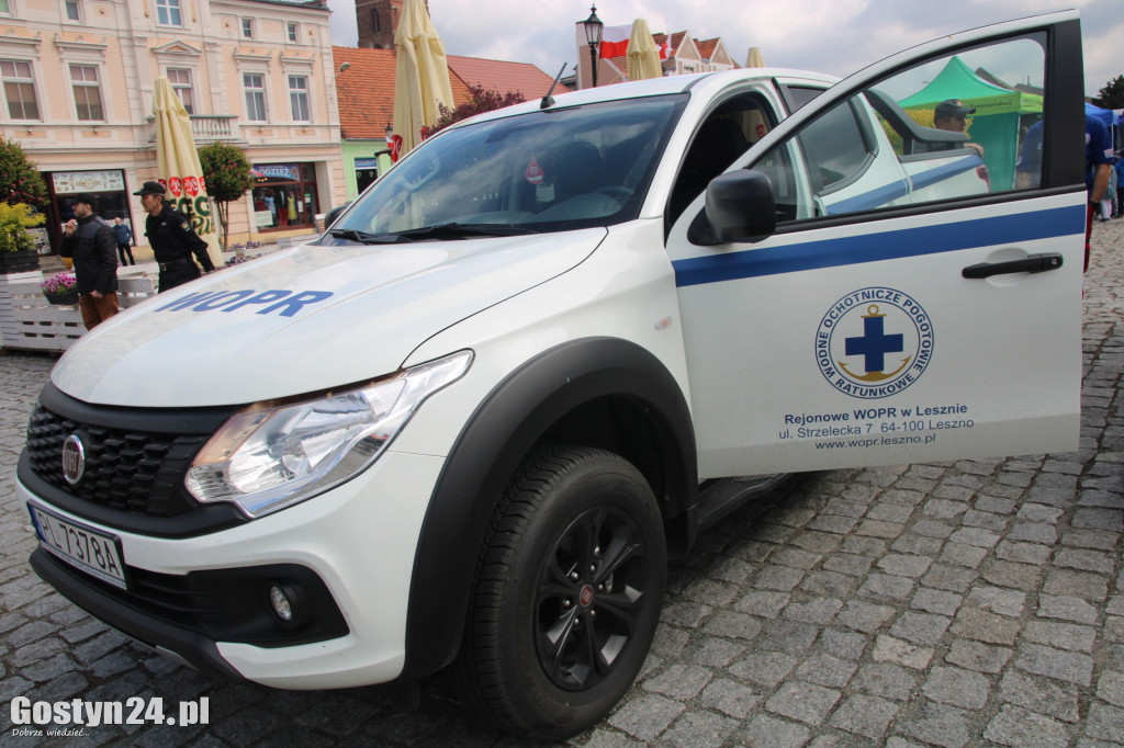Spotkanie z profilaktyką na gostyńskim rynku