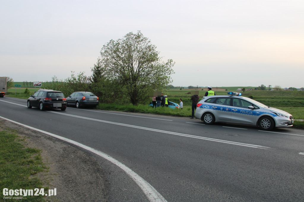Wypadek na ul. Gostyńskiej w Kunowie