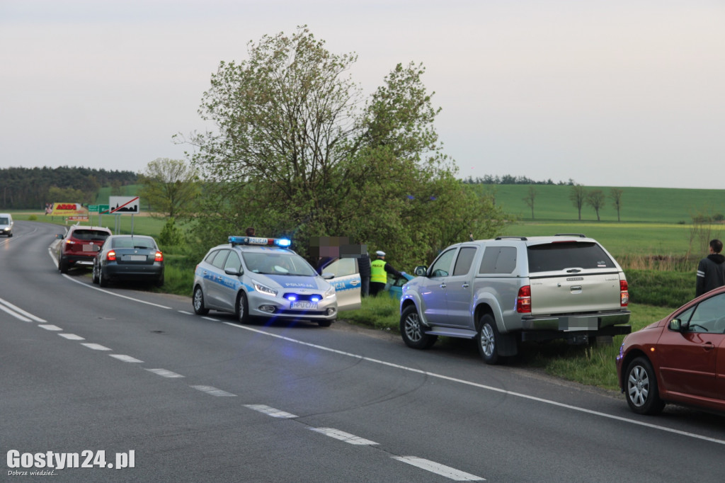 Wypadek na ul. Gostyńskiej w Kunowie