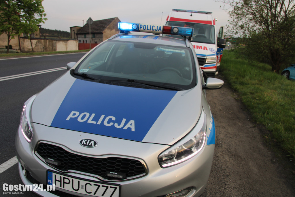 Wypadek na ul. Gostyńskiej w Kunowie