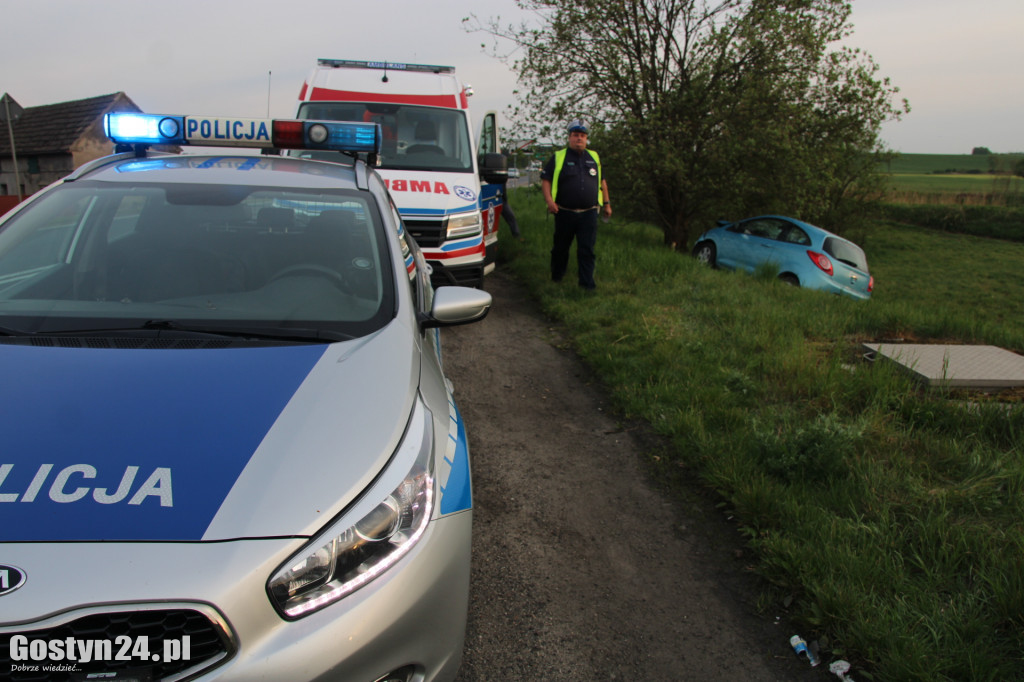 Wypadek na ul. Gostyńskiej w Kunowie