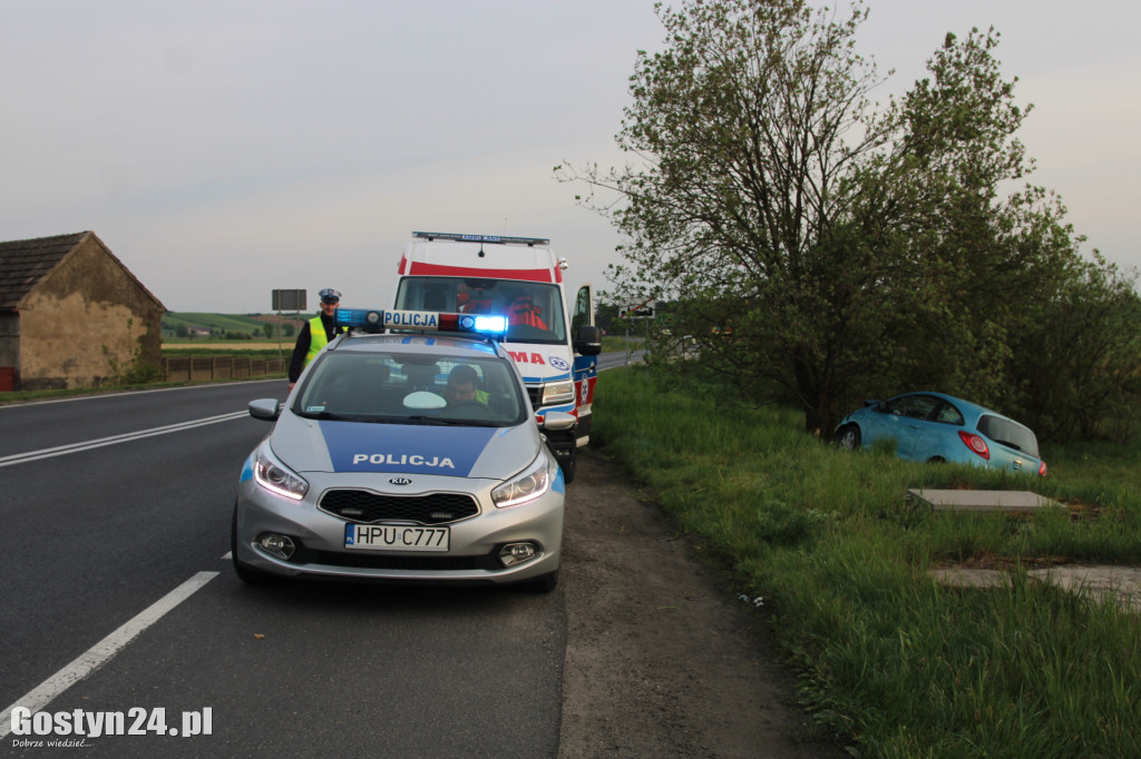 Wypadek na ul. Gostyńskiej w Kunowie