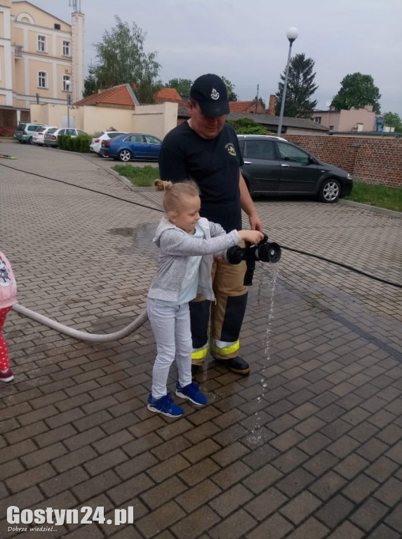 Strażacy w ponieckim przedszkolu
