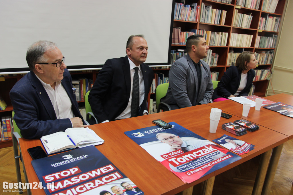 Konferencja kandydatów Konfederacji w Gostyniu