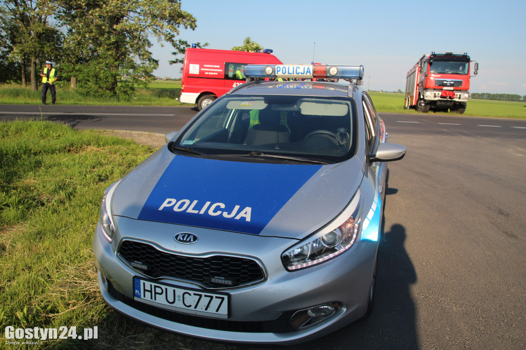 Zdarzenie na trasie Wilkonice - Pępowo