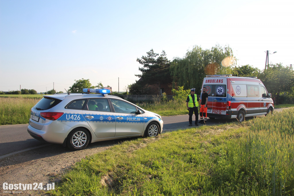 Zdarzenie na trasie Wilkonice - Pępowo