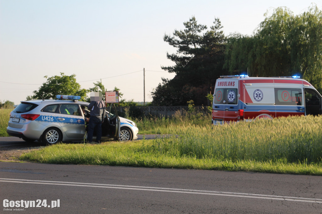 Zdarzenie na trasie Wilkonice - Pępowo
