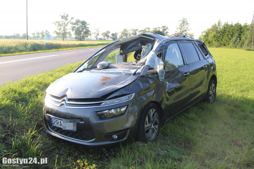 Zdarzenie na trasie Wilkonice - Pępowo