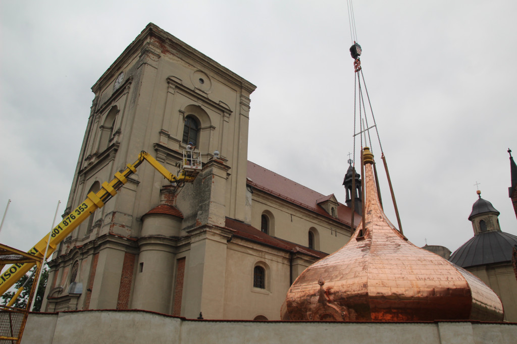 Nowa kopuła sanktuarium na Zdzieżu