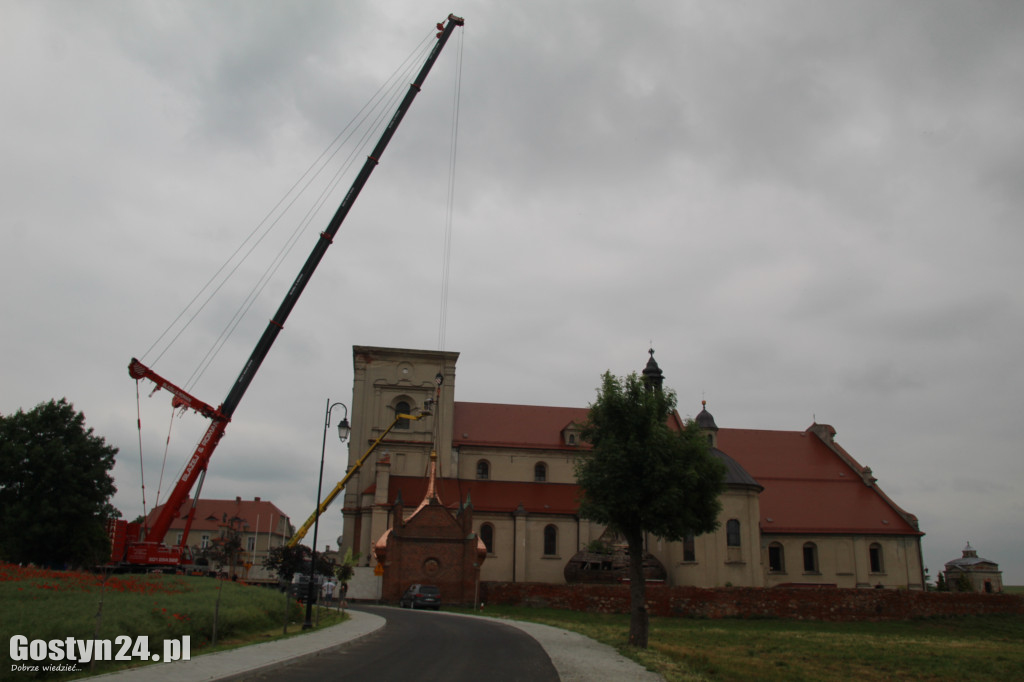 Nowa kopuła sanktuarium na Zdzieżu