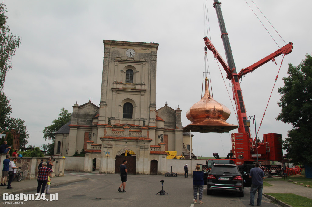 Nowa kopuła sanktuarium na Zdzieżu