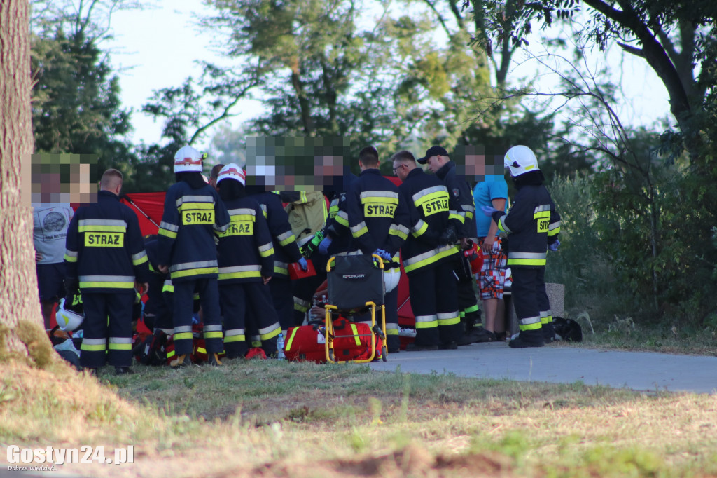 Wypadek na trasie Pępowo-Siedlec