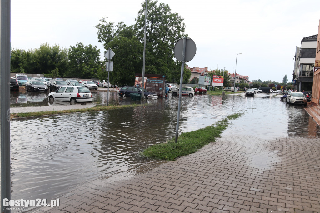 Dzisiejsza ulewa nad Gostyniem