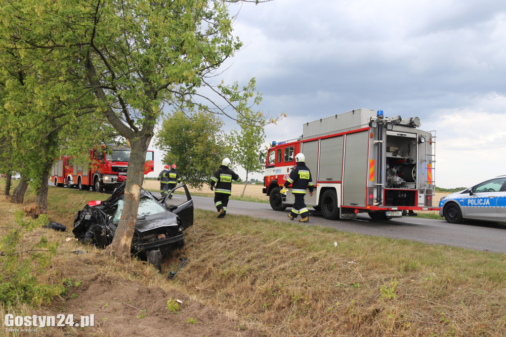 Wypadek na trasie Pogorzela - Piaski
