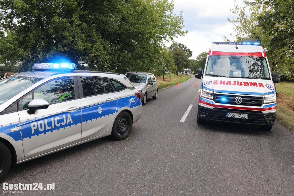 Wypadek na trasie Pogorzela - Piaski
