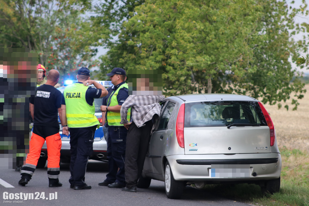 Wypadek na trasie Pogorzela - Piaski