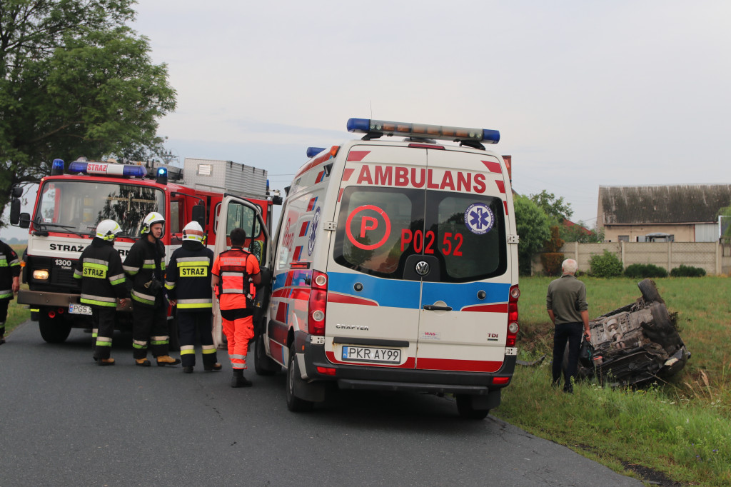 Wypadek na trasie Pogorzela - Borzęciczki