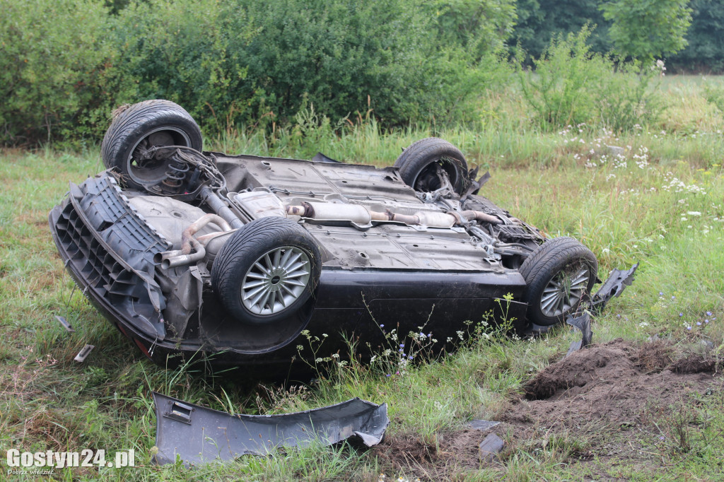 Wypadek na trasie Pogorzela - Borzęciczki