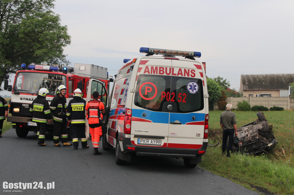 Wypadek na trasie Pogorzela - Borzęciczki