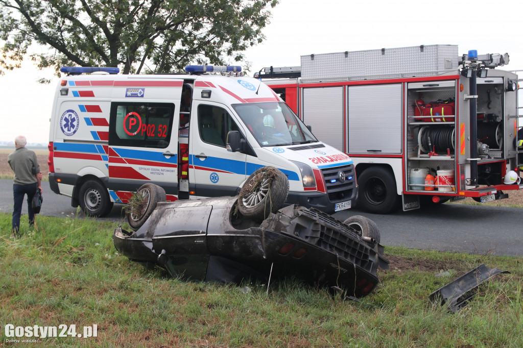 Wypadek na trasie Pogorzela - Borzęciczki
