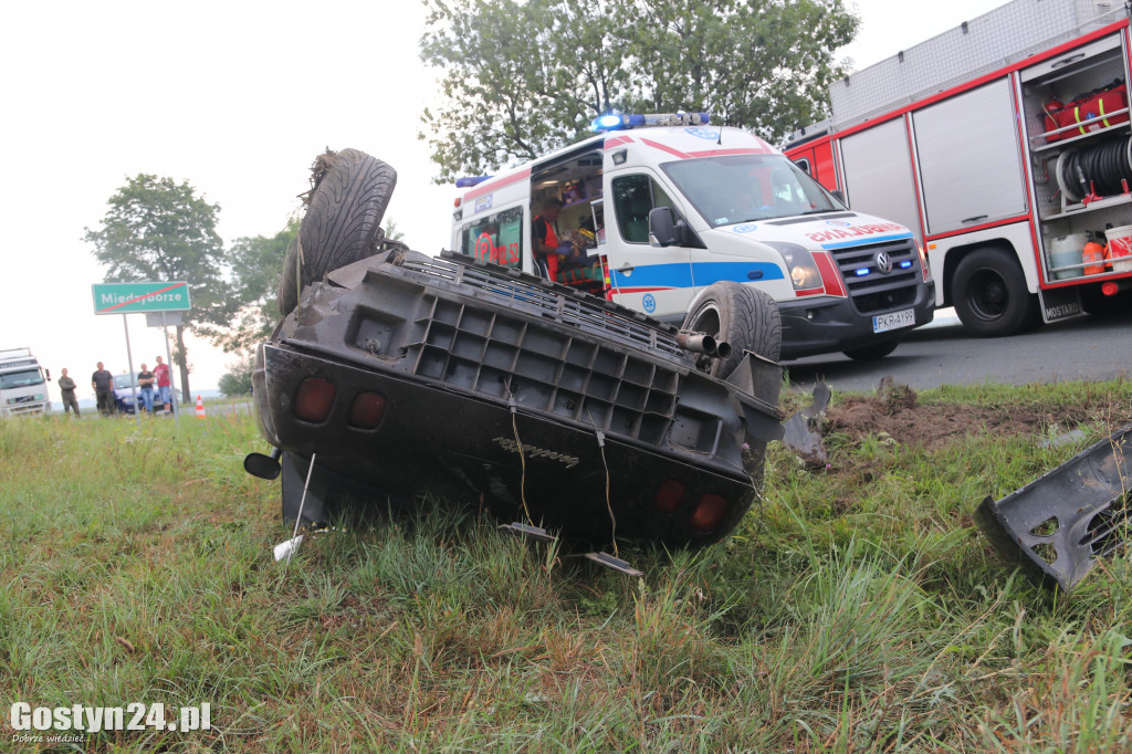 Wypadek na trasie Pogorzela - Borzęciczki