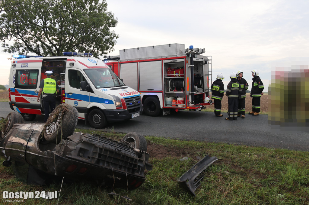 Wypadek na trasie Pogorzela - Borzęciczki