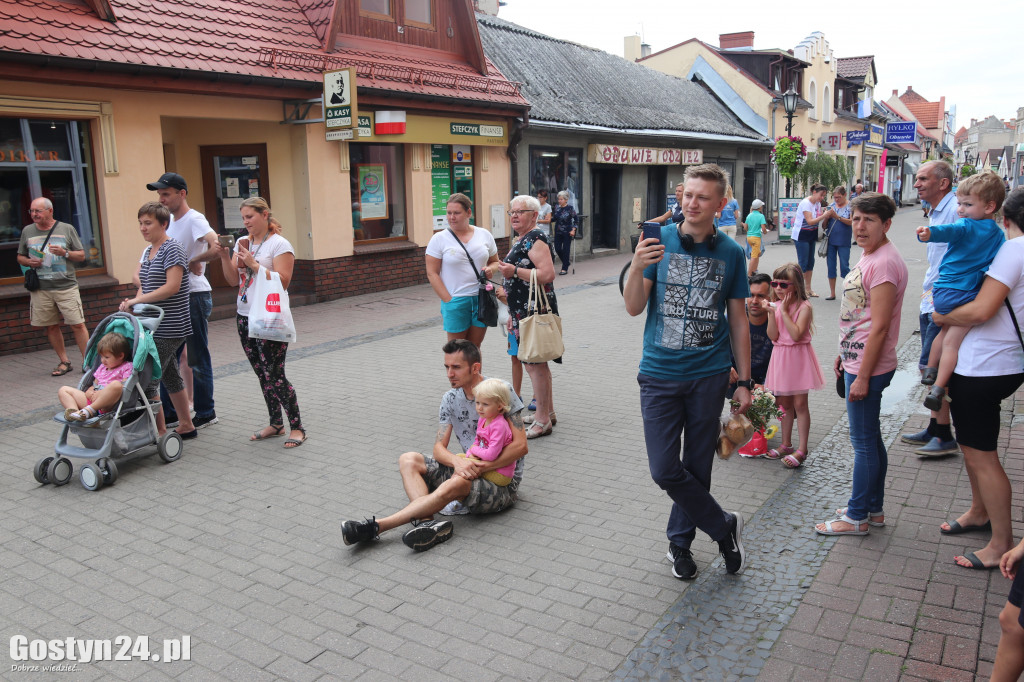 Dożynkowy happening na gostyńskim deptaku
