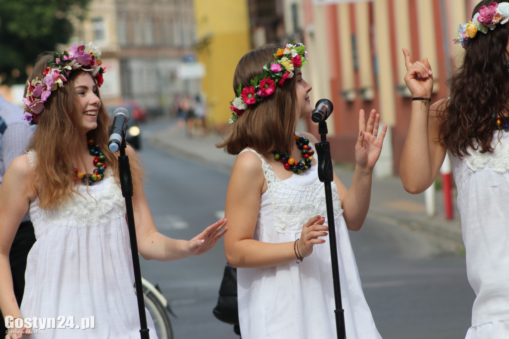 Dożynkowy happening na gostyńskim deptaku