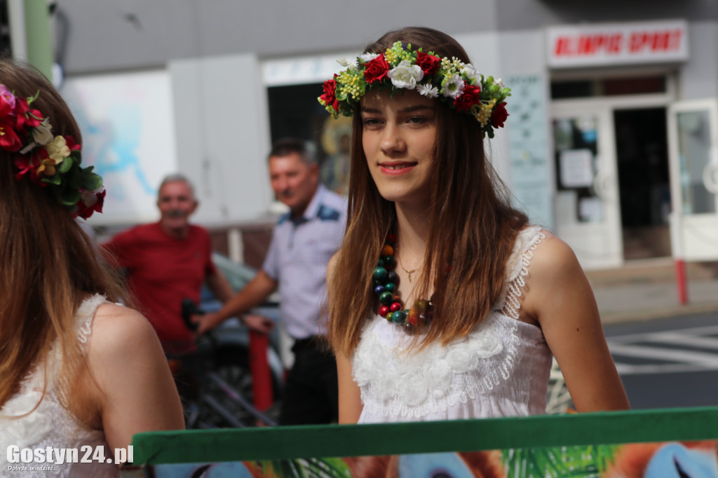 Dożynkowy happening na gostyńskim deptaku
