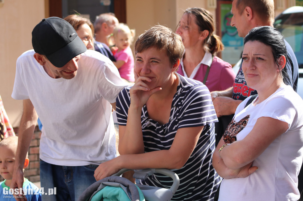 Dożynkowy happening na gostyńskim deptaku