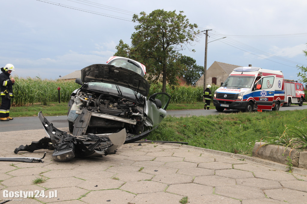 Zdarzenie na trasie Głuchów-Łukaszew