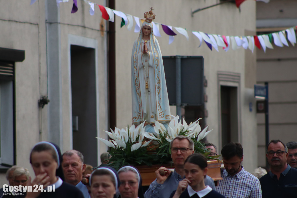 Procesja Fatimska ulicami Gostynia