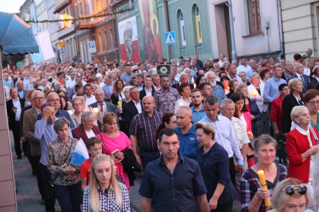 Powitanie kopii Obrazu Matki Bożej w Krobi
