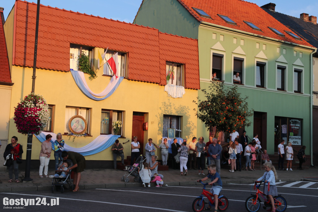 Powitanie kopii Obrazu Matki Bożej w Krobi