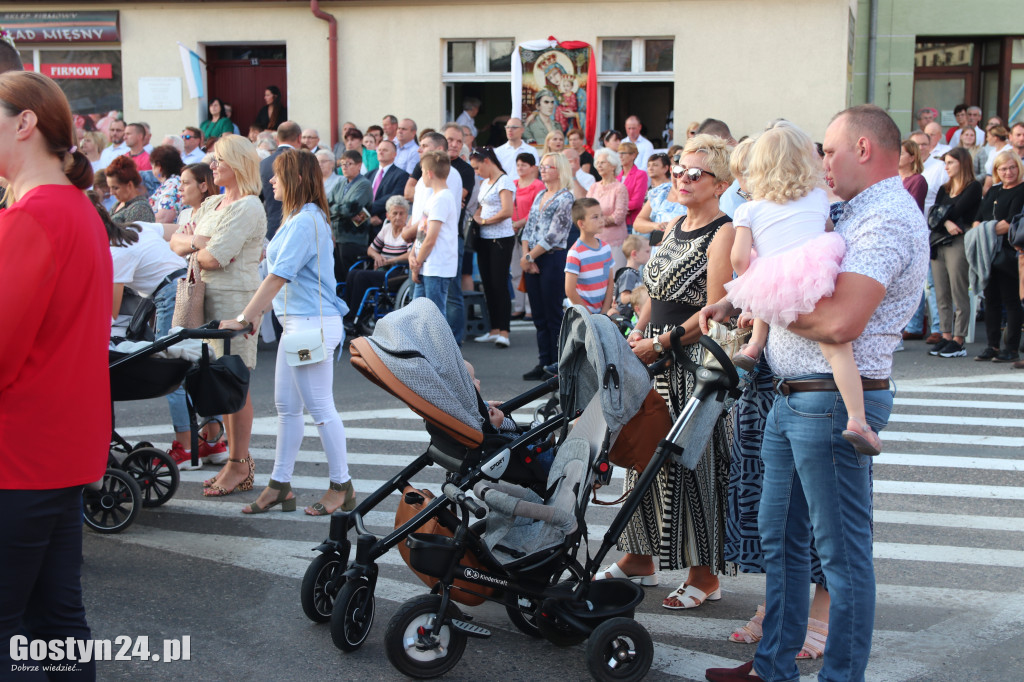 Powitanie kopii Obrazu Matki Bożej w Krobi