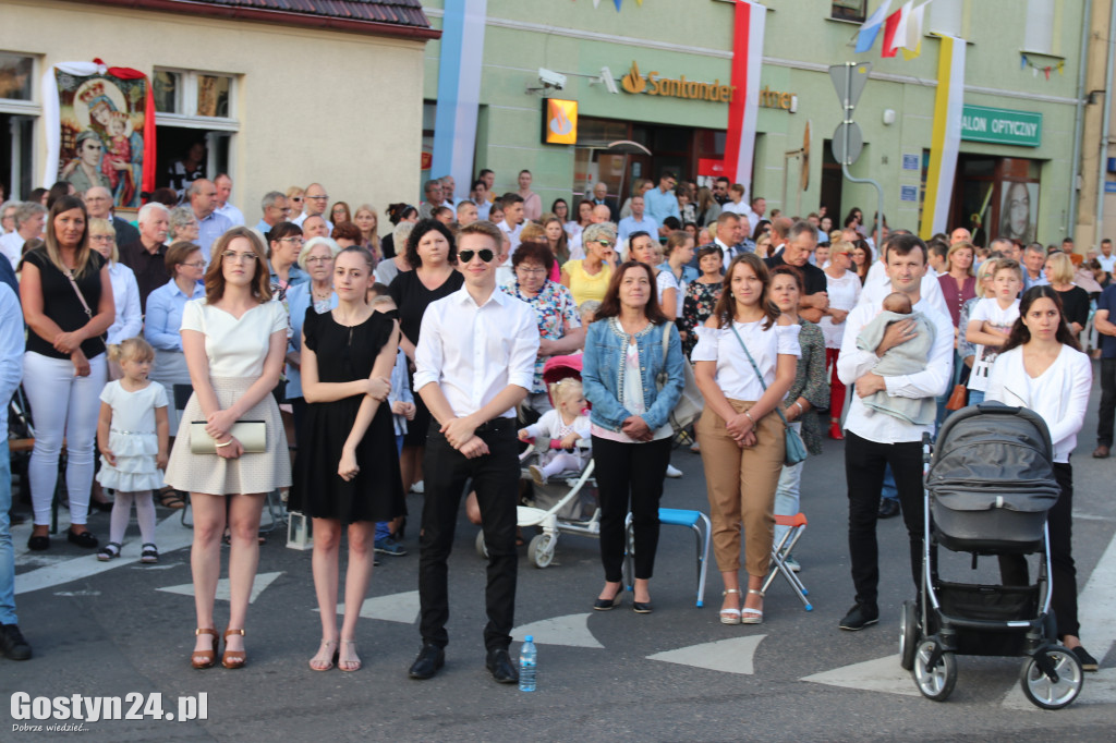 Powitanie kopii Obrazu Matki Bożej w Krobi