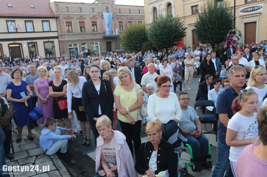 Powitanie kopii Obrazu Matki Bożej w Krobi