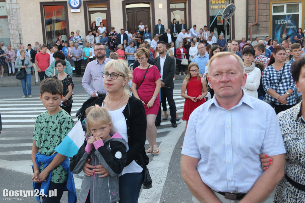 Powitanie kopii Obrazu Matki Bożej w Krobi