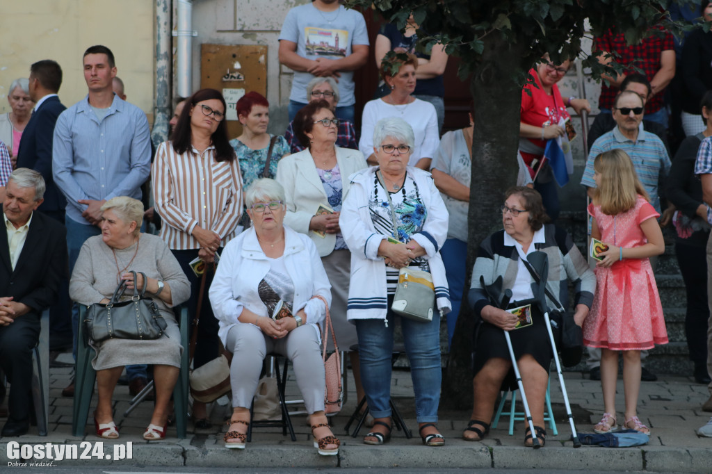 Powitanie kopii Obrazu Matki Bożej w Krobi