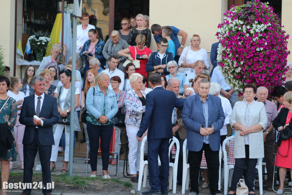 Powitanie kopii Obrazu Matki Bożej w Krobi