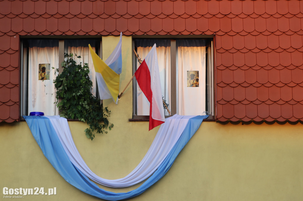 Powitanie kopii Obrazu Matki Bożej w Krobi