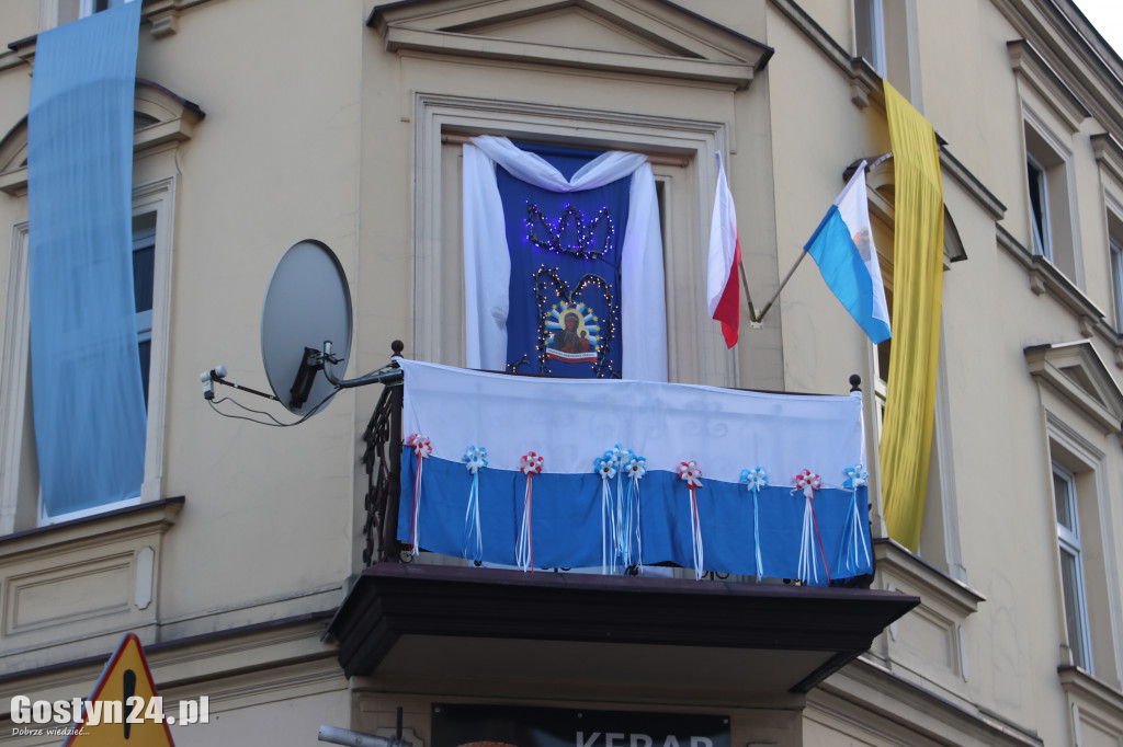 Powitanie kopii Obrazu Matki Bożej w Krobi