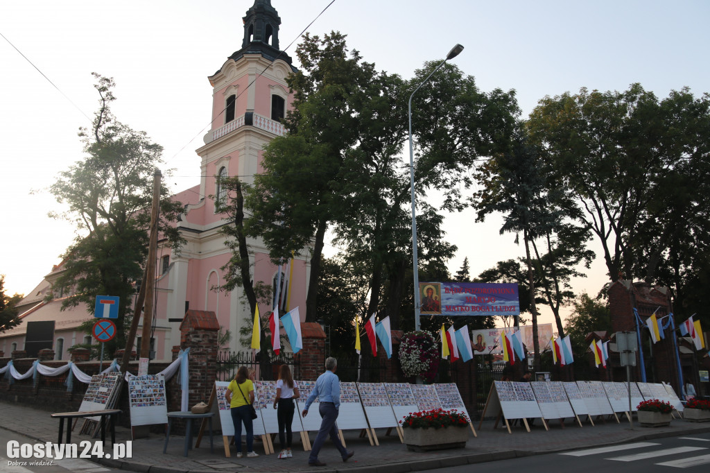 Powitanie kopii Obrazu Matki Bożej w Krobi