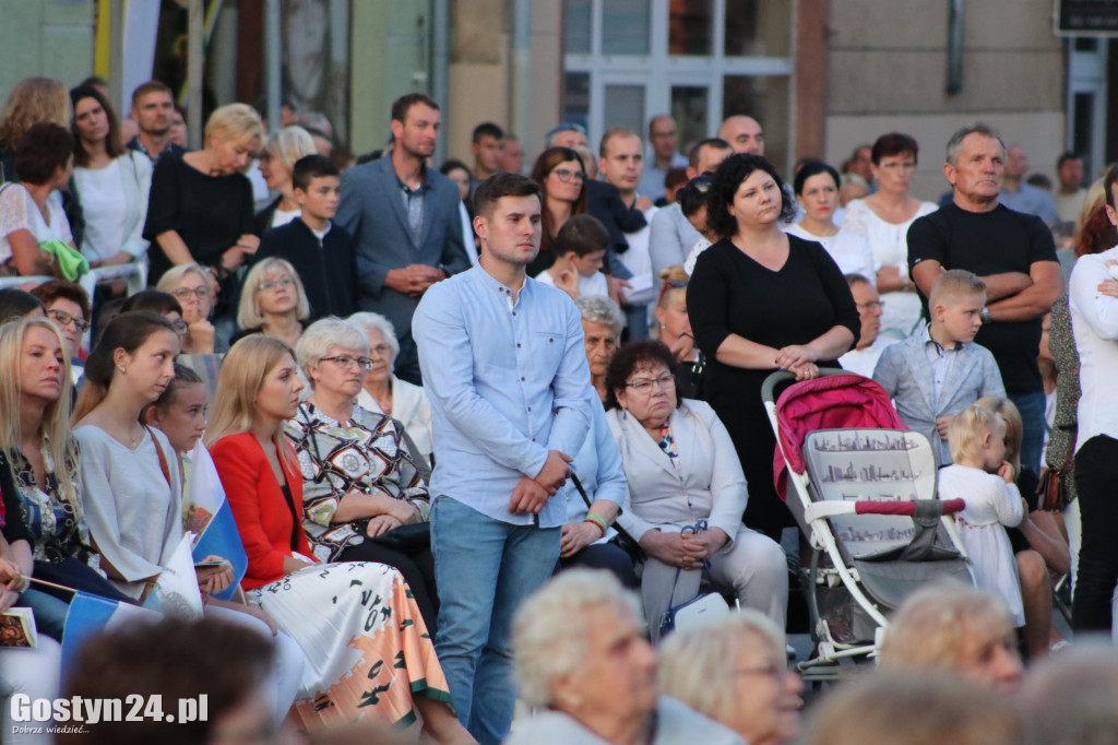 Powitanie kopii Obrazu Matki Bożej w Krobi