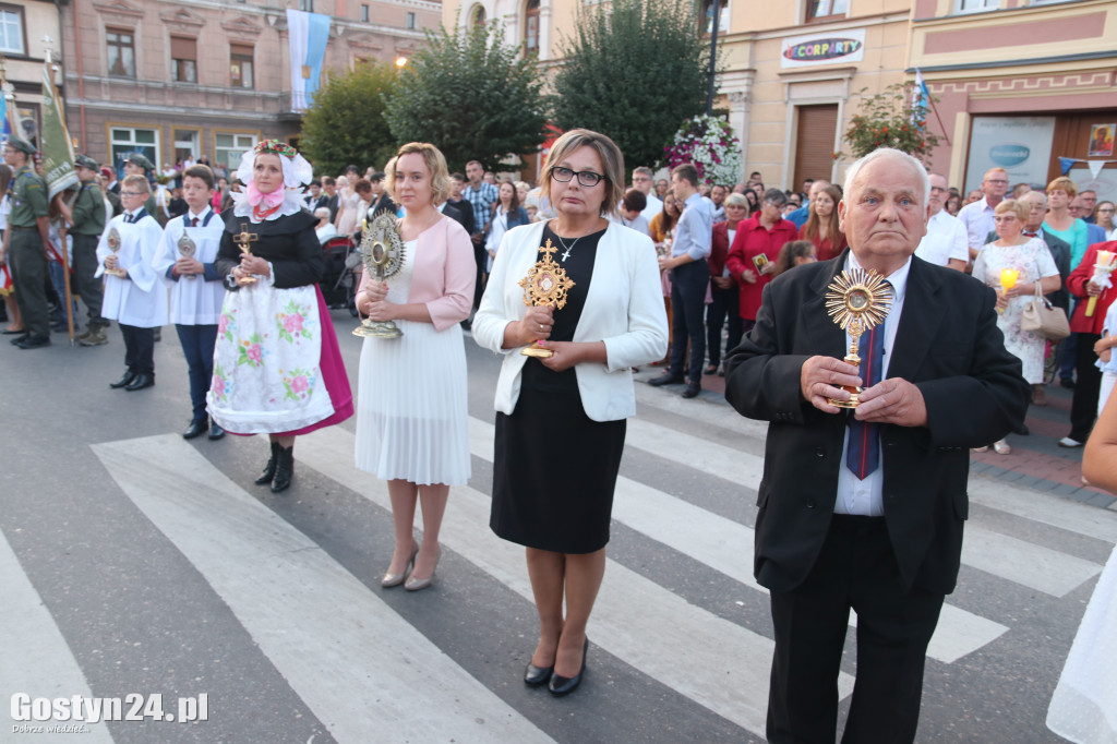 Powitanie kopii Obrazu Matki Bożej w Krobi